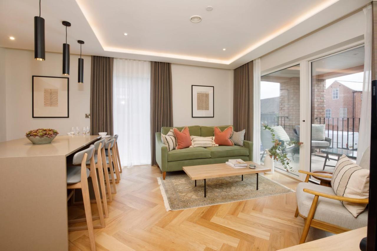 Apartment 21 Hudson Quarter Luxury Apartments-Free Parking 1 Car York Ngoại thất bức ảnh